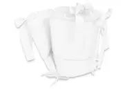 Baby Nellys Mantinel s volánkem do postýlky 120 x 60 cm, 180cm Royal - bílý, Baby Nellys