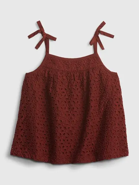 GAP Dětský top ruffle woven - Holky
