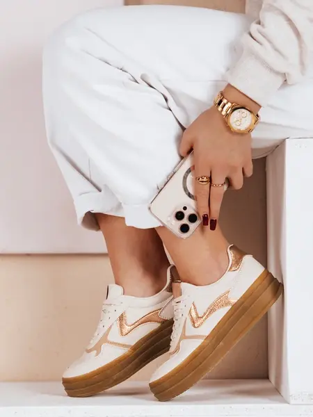 Dámske športové tenisky SPARKSOLO béžové