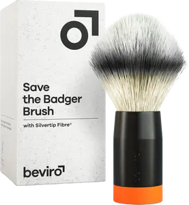 BEVIRO Štětka na holení se štětinami Silvertip Fibre