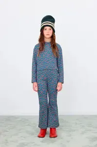 Dětské kalhoty Tinycottons MINI APPLES RIB PANT