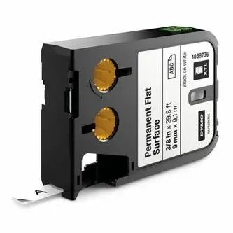 Dymo XTL 1868736, 9mm x 9,1m, černý tisk/bílý podklad, originální páska