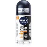 NIVEA MEN Invisible Black & White guličkový antiperspirant pre mužov 50 ml