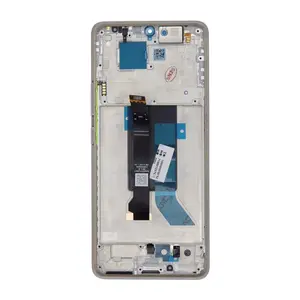 LCD display + dotyková deska + přední kryt pro Xiaomi Redmi Note 14S, black (Service Pack)
