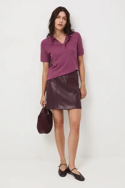 Tričko Medicine dámské, fialová barva