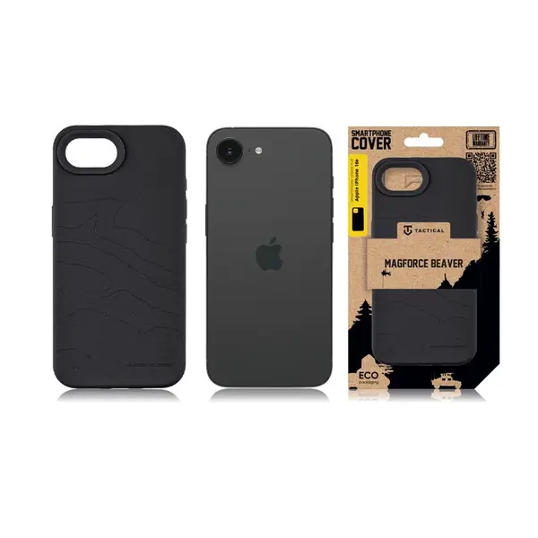 Zadní kryt Tactical MagForce Beaver pro Apple iPhone 16e, asphalt