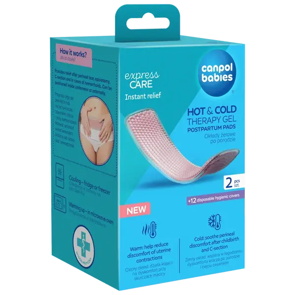 CANPOL BABIES Popôrodné gélové vložky Hot&Cold 2 ks