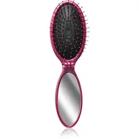 Wet Brush Pop and Go Detangler Pink hřeben na vlasy se zrcátkem 1 ks
