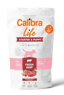 Calibra Dog Life Starter&puppy Fresh Beef 100g