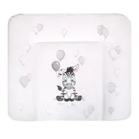 Prebaľovacia podložka mäkká New Baby Zebra biela 85x70