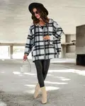 Resti Women's Shirt Type Coat