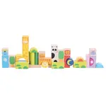 Bigjigs Baby Farebné kocky Safari