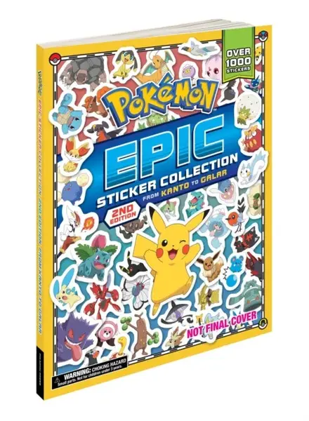 Pokemon Epic Sticker Collection 2nd Edition: From Kanto to Galar - Pikachu Press