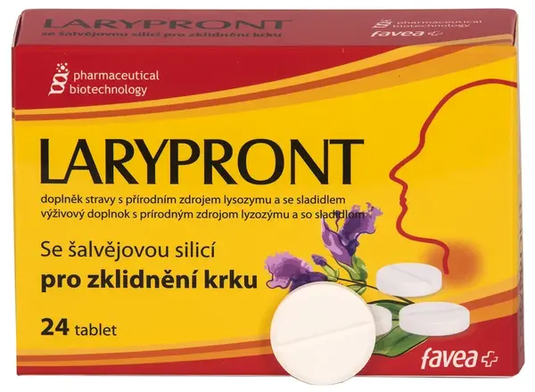 Favea Larypront Se šalvějovou Silicí Tbl.24