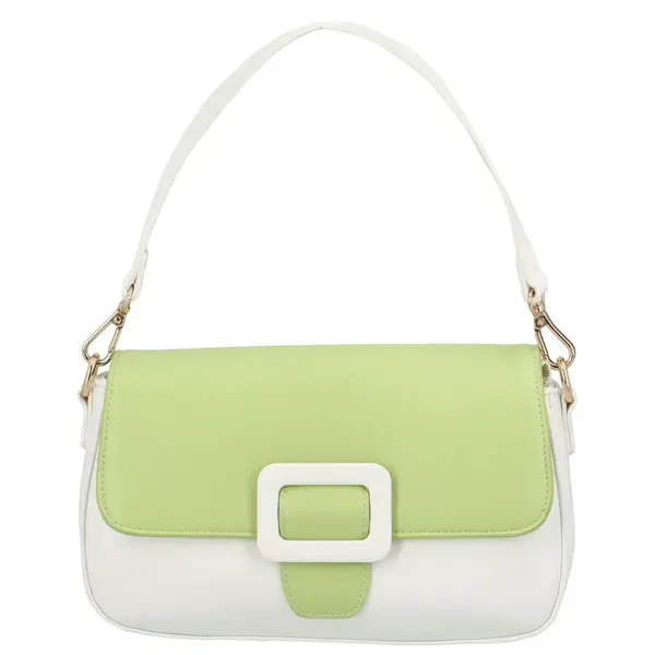 Dámská koženková crossbody kabelka Rainbow, zelená