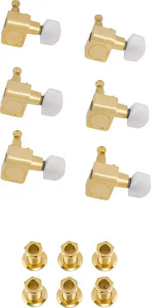 Fender Deluxe Cast/Sealed Guitar Tuning Machines with Pearl Buttons, G