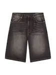 Bershka Džínsy  čierny denim