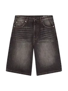 Bershka Džínsy  čierny denim
