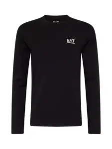 EA7 Emporio Armani Tričko  čierna / biela