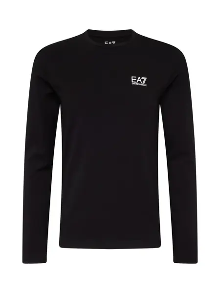 EA7 Emporio Armani Tričko  čierna / biela