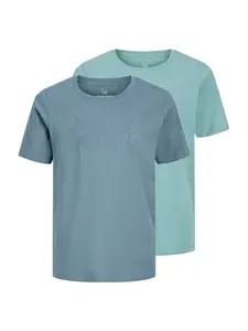 Jack & Jones Junior Tričko  zafírová / opálová