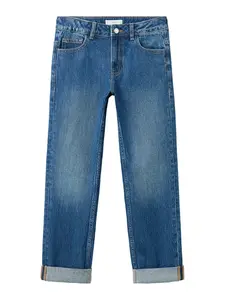 MANGO KIDS Džínsy  modrá denim