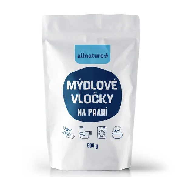 Allnature Mýdlové vločky na praní 500 g