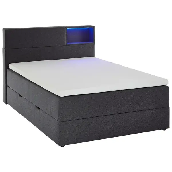 Xora POSTEL BOXSPRING, 120/200 cm, antracitová