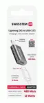 ADAPTER SWISSTEN LIGHTNING(M)/USB-C(F), ČERNÁ