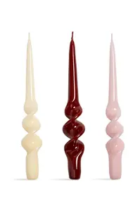 &k amsterdam Sada svíček &k amsterdam alpha reds set 3-pack