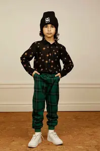 Mini Rodini Dětské bavlněné tepláky Mini Rodini