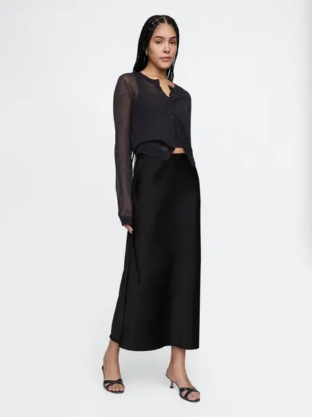 GAP Satin maxi skirt - Women's