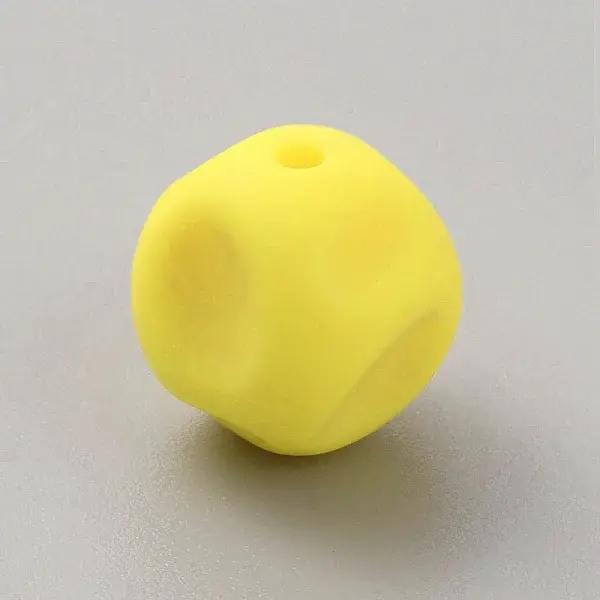 Cube Food Grade Eco-Friendly Silicone Beads
