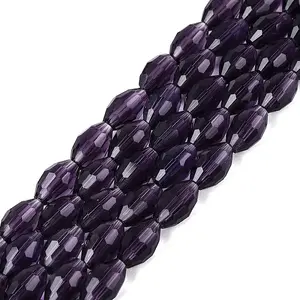 Transparent Glass Beads Strands