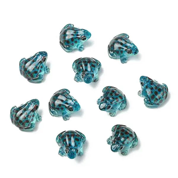 Luminous Resin Frog Micro Landscape Scene Ornaments