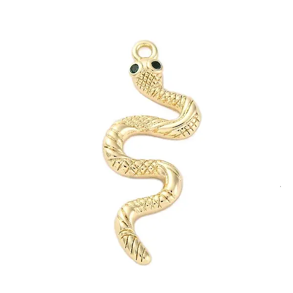 Brass Micro Pave Cubic Zirconia Pendants