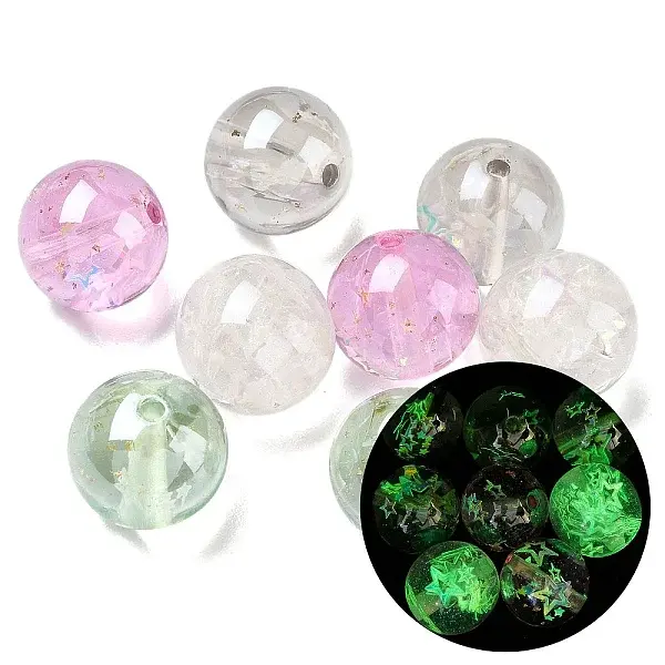 Luminous Transparent Resin Beads