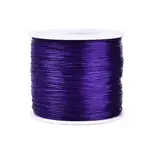 Flat Elastic Crystal Thread