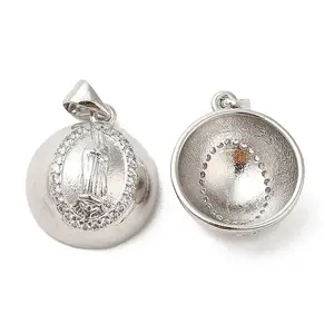 Brass with Cubic Zirconia Pendants