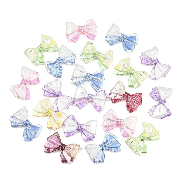 Printed Opaque Acrylic Beads