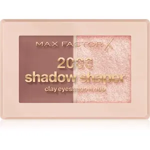 Max Factor 2000 Calorie Shadow Shaper duo oční stíny odstín 010 Clay Gleam 4 g
