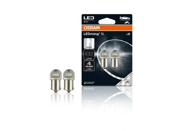 Autožárovka LED 12V R5W BA15s OSRAM studená bílá 2ks