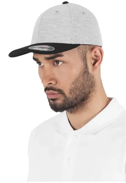 Flexfit Double Jersey 2-Tone gray/blk