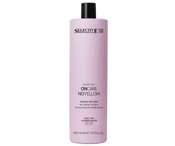 Šampon pro neutralizaci žlutých tónů Selective Professional OnCare NoYellow Shampoo - 1000 ml + dárek zdarma