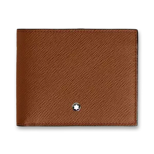 Peněženka Montblanc Sartorial 6 cc, hnědá