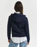 GANT Tepláková bunda  námornícka modrá