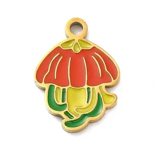 Ion Plating(IP) 304 Stainless Steel Enamel Pendants