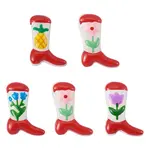 5Pcs Boot Baking Paint Glass Enamel  Beads