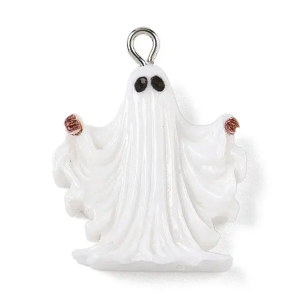 Halloween Themes Opaque Resin Pendants