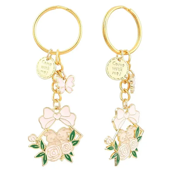 Alloy Enamel Keychains